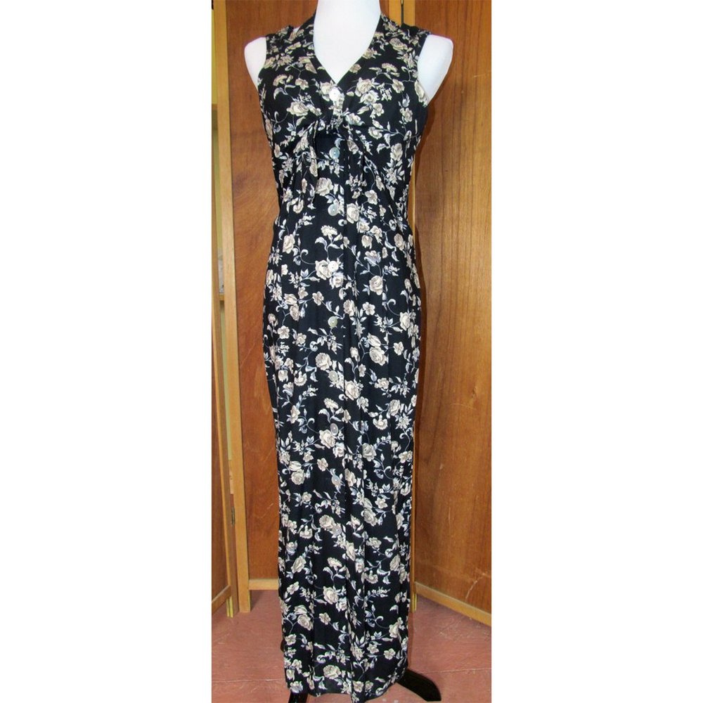 Vintage Benson & Smith BOHO Maxi Hippie Casual/Summer Halter Dress WPL Label S15